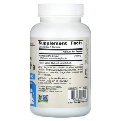 Ашваганда Jarrow Formulas Ashwagandha капсули по 300 мг №120