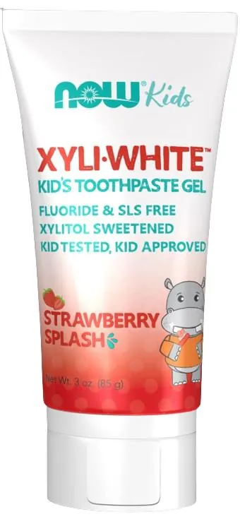 Зубна паста, Xyli White kids toothpaste gel - 85 g strawberry splash