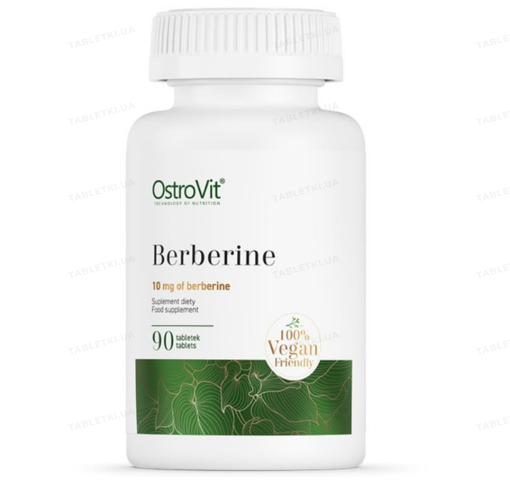 OstroVit Berberine: инструкция + цена от 214 грн в аптеках | Tabletki.ua