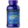Аминокислота L-Лизин Puritan's Pride L-Lysine Free Form 1000 мг, 250 каплет