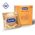Презервативи з синтетичного латексу Durex Real Feel натуральні відчуття, 3 штуки