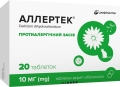 Аллертек таблетки, п/о по 10 мг №20 (20х1)