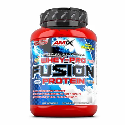 Протеїн сироватковий змішаний Amix Nutrition Whey-Pro FUSION Protein подвійний білий шоколад, 1000 г
