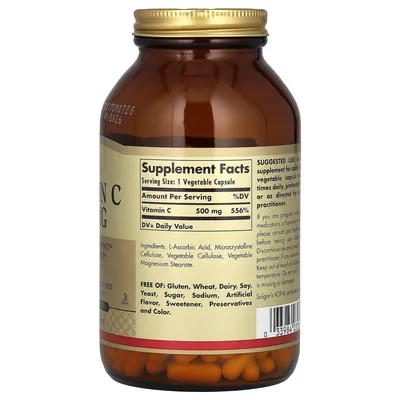 Вітамін С Solgar Vitamin C 500 мг вег. капсули №250