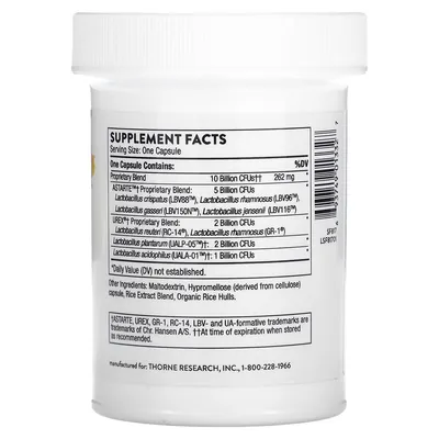 Пробіотики для жінок Thorne Research Women's Daily Probiotic, 30 капсул