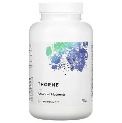 Мультивітаміни екстра Thorne Research Advanced Nutrients, 240 вегетаріанських капсул