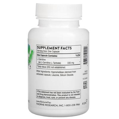 L-карнітин Thorne Research L-Carnitine, 60 капсул