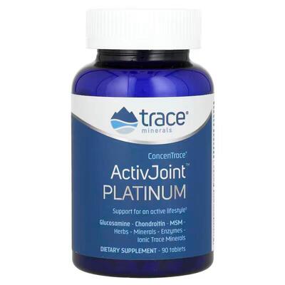 Здоровье суставов Trace Minerals ConcenTrace ActivJoint Platinum, 90 таблеток