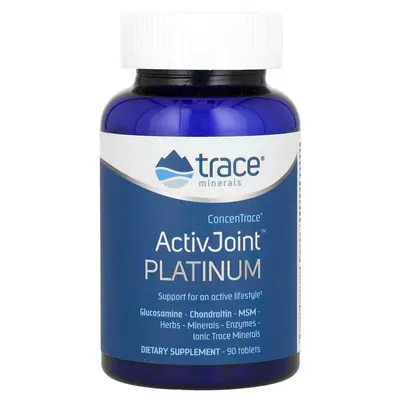 Здоров'я суглобів Trace Minerals ConcenTrace ActivJoint Platinum, 90 таблеток