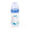 Пляшечка Nuk Classic First Choice із соскою із силікону, 1 розмір, голуба, 150 мл