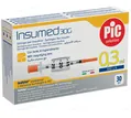 Шприц інсуліновий 0,3 мл Insumed 30G (0,30 х 8 мм), 30 штук