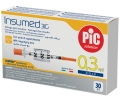 Шприц инсулиновый 0,3 мл Insumed 31G (0,25 х 8 мм), 30 штук