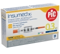 Шприц инсулиновый 0,3 мл Insumed 31G (0,25 х 8 мм), 30 штук