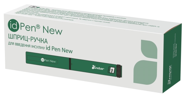 Шприц-ручка id Pen New для введения доз инсулина от 1 до 60 МЕ