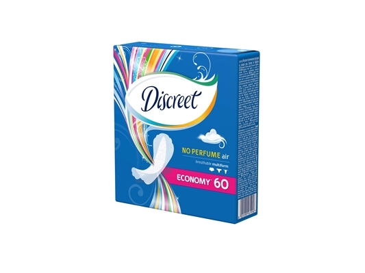 Прокладки щоденні Discreet Air Multiform, 60 штук