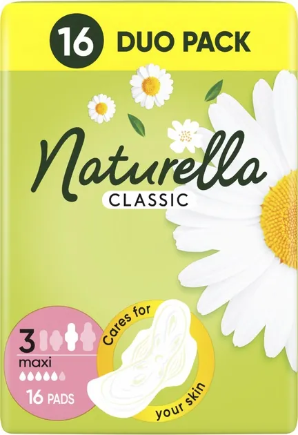 Прокладки гігієнічні Naturella Classic Maxi 5 крапель, 16 шт
