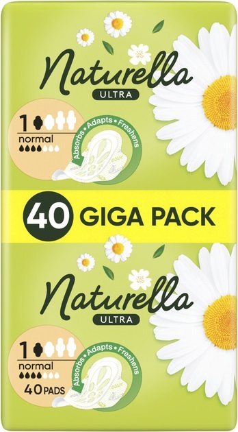 Прокладки гігієнічні Naturella Ultra Normal 4 краплі, 40 шт