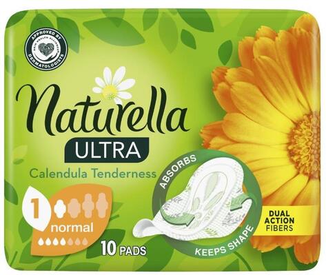Прокладки гигиенические Naturella Ultra Calendula Normal 4 капли, 10 шт
