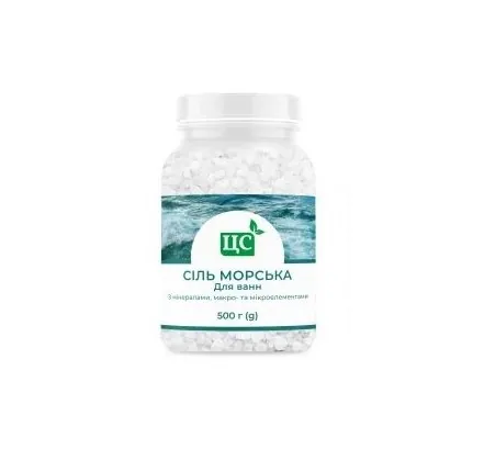 Сіль морська для ванн ЦС, 500 г