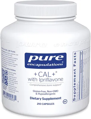 Вітаміни при остеопорозі Pure Encapsulations + CAL + Ipriflavone, 210 капсул
