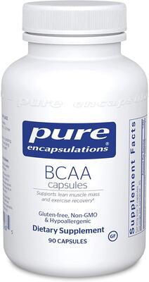 Амінокислоти Pure Encapsulations BCAA, 90 капсул