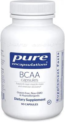 Амінокислоти Pure Encapsulations BCAA, 90 капсул