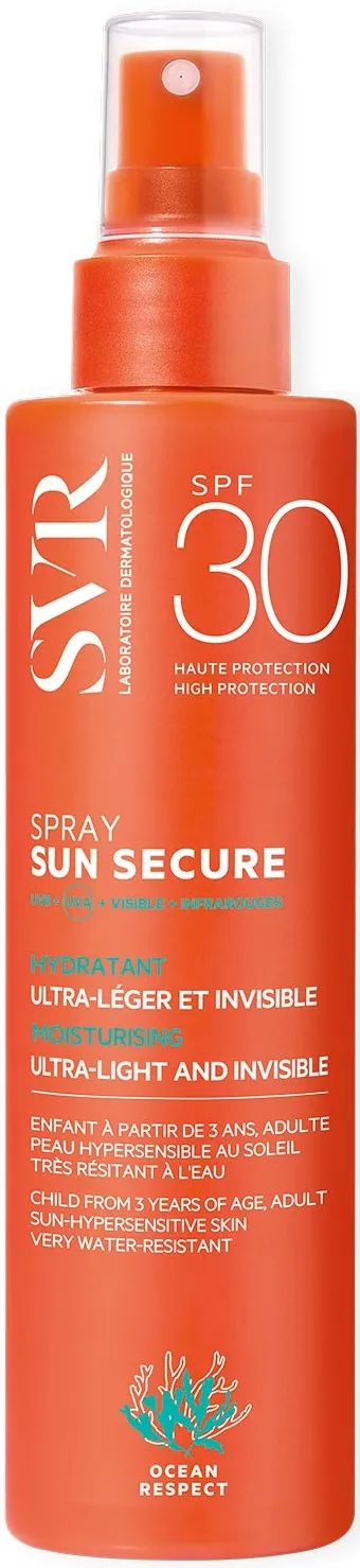 Спрей сонцезахисний SVR Sun Secure для обличчя і тіла, SPF30+, 200 мл