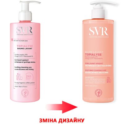 Бальзам SVR Topialyse для лица и тела, очищающий, 400 мл