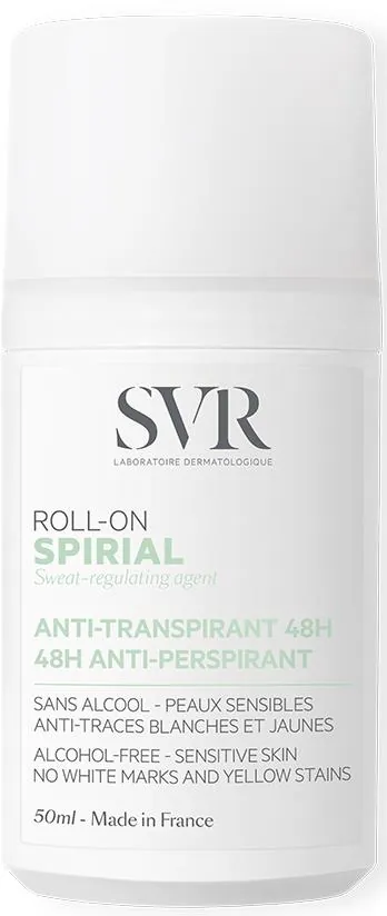 Дезодорант-антиперспірант кульковий SVR Spirial 48h, 50 мл