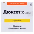Дюксет капсули киш./розч. по 30 мг №28 (14х2)