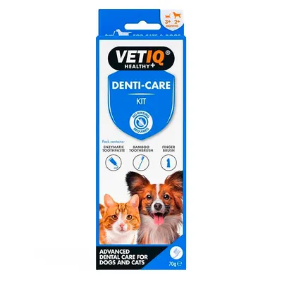Набір VetIQ Denti-Care Kit для догляду за зубами собак та котів