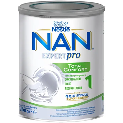 Суміш суха молочна NAN 1 ExpertPro Total Comfort для дітей з народження, 800 г