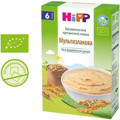 Каша безмолочная HiPP органическая Мультизлаковая, с 6 месяцев, 200 г