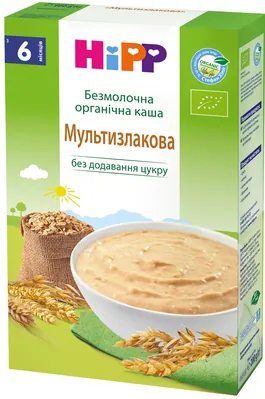 Каша безмолочна Hipp Organic органічна Мультизлакова, з 6 місяців, 200 г