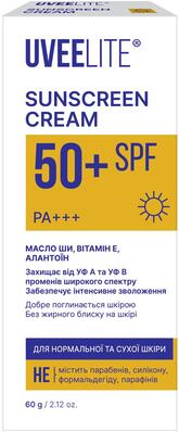 Крем солнцезащитный Uveelite УФ-лайт SPF50+ защита и увлажнение, нормальная и сухая кожа, 60 г