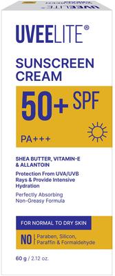 Крем солнцезащитный Uveelite УФ-лайт SPF50+ защита и увлажнение, нормальная и сухая кожа, 60 г