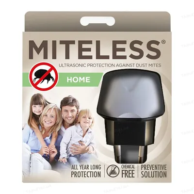 Ультразвуковий відлякувач пилового кліща Tickless Miteless Home