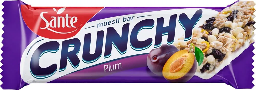 Батончик Sante Crunchy Muesli Bar слива, 40 г