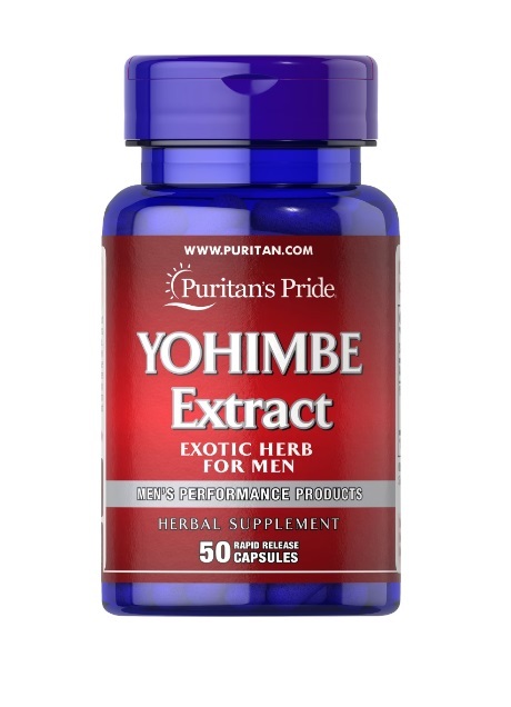 Йохимбе Puritan's Pride Yohimbe, 50 капсул
