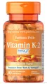 Вітамін К2 Puritan's Pride Vitamin K-2 (MenaQ7) 100 мкг, 30 гелевих капсул