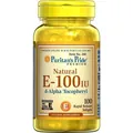 Вітамін Е Puritan's Pride Vitamin E-100 IU (67 мг) 100% Naturally Sourced, 100 гелевих капсул