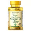 Витамин Д3 Puritan's Pride Vitamin D3 5000 IU (125 мкг), 200 гелевых капсул