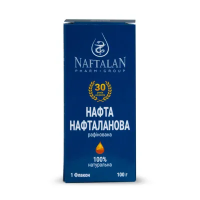Нафта нафталанова Naftalan Pharm Group рафінована, 100 г