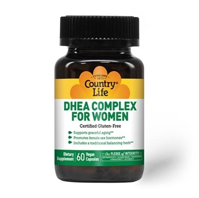 Витаминно-минеральный комплекс Country Life DHEA Complex для женщин капсулы №60
