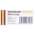 Урсосан форте таблетки, в/плів. обол. по 500 мг №30 (10х3)