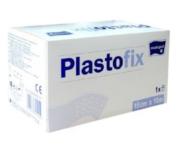 Стрічка самоклеюча Mаtораt Plastofix для фіксації пов'язок, на нетканій основі 15 см x 10 м, 1 штука