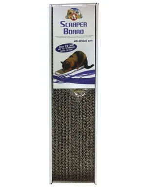 Дряпанка Croci Cardboard, гофрований картон, 48 х 12,5 х 5 см