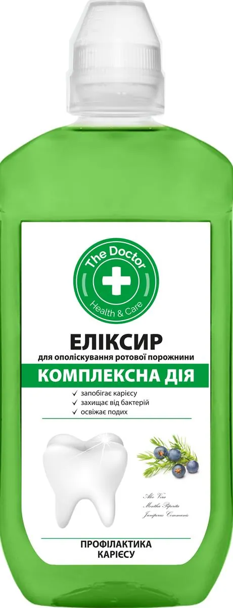 Еліксир для ополіскування порожнини рота The Doctor Комплексна дія, 500 мл