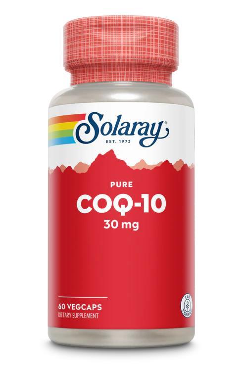 Коэнзим Q10 Solaray Pure CoQ-10 30 мг, 60 капсул
