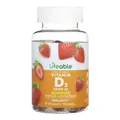 Вітамін D3 Lifeable Vitamin D3 5000 МО зі смаком полуниці, 60 жувальних цукерок